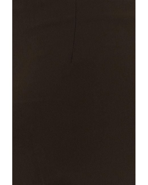 PT Torino Black Dark Brown Stretch Polyester Gioia Pant