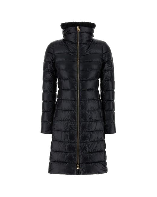 Piumino in nylon nero di Herno in Black