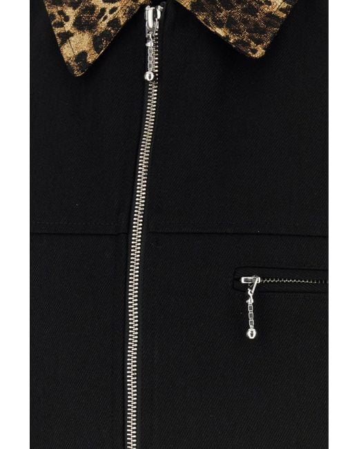 Ernest W. Baker Black Wool Jacket for men