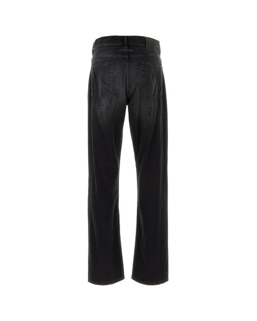 MM6 by Maison Margiela Black Denim Jeans for men