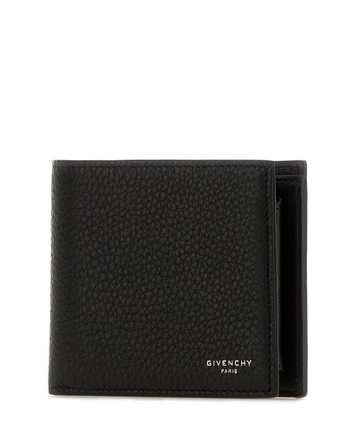 Givenchy Black Leather Wallet for men