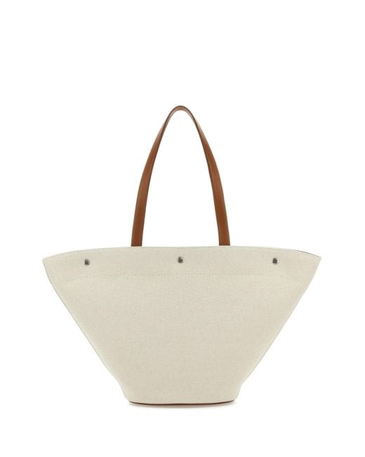 BORSA TOTE 'RIVE GAUCHE' di Saint Laurent in Metallic