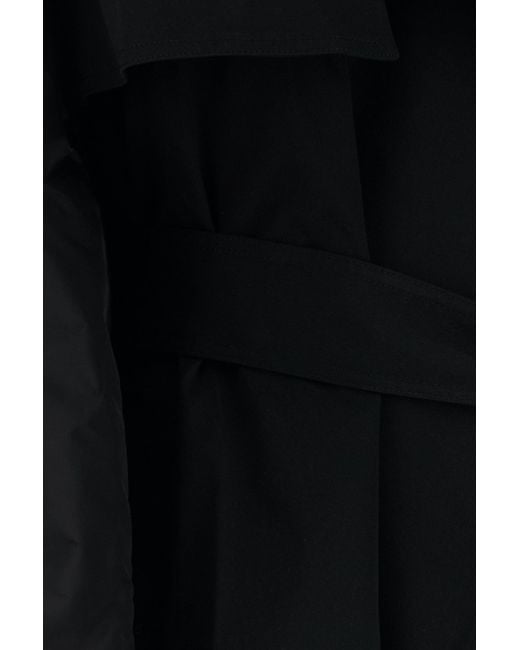 Camilla & Marc Black Polyester Emmerson Trench Coat | Lyst