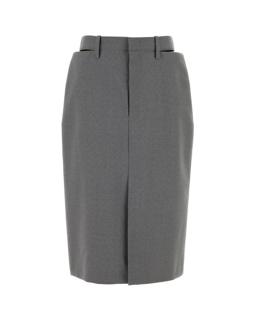 Jil Sander Gray Skirt 129
