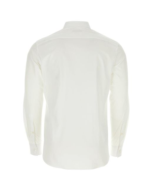 Valentino Garavani White Popeline Shirt for men