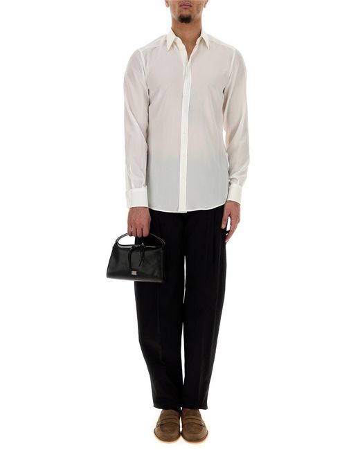 Dolce & Gabbana Black Stretch Gabardine Pant for men