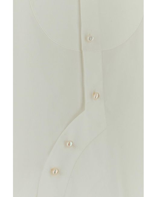 Carven White Cotton Oversize Shirt