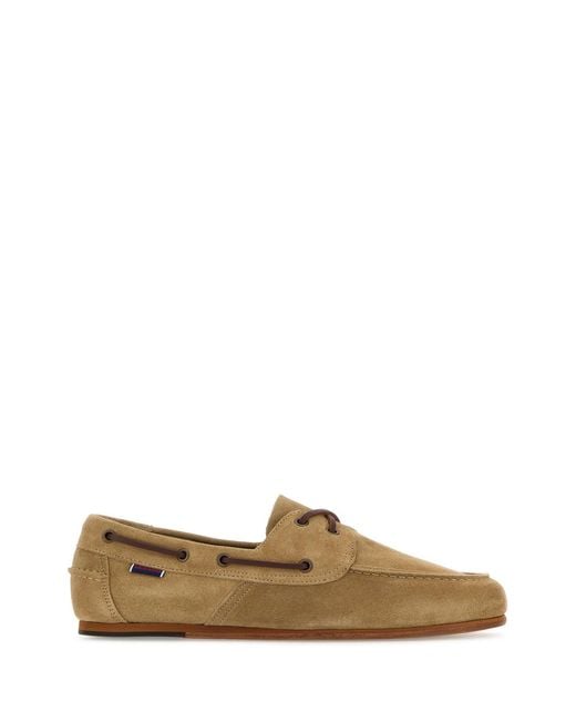 Sebago Brown Cappuccino Suede Owen Loafers for men