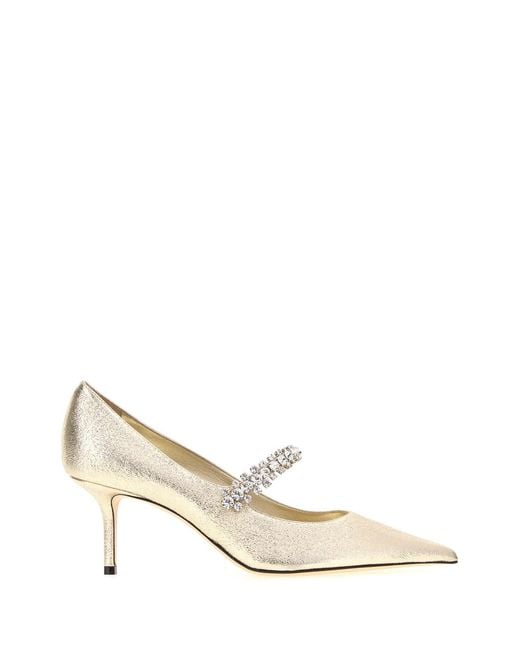 Jimmy Choo Natural Pointed Toe Heels