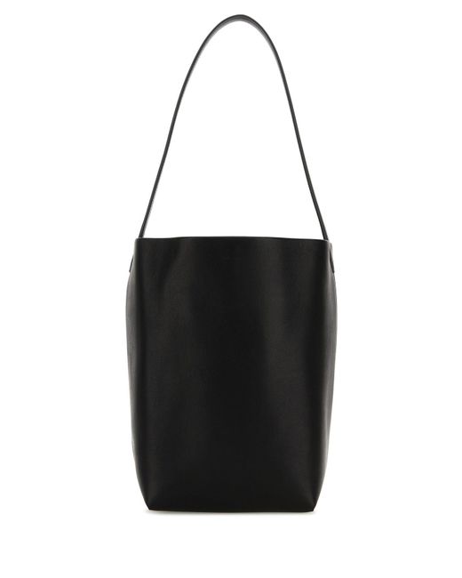The Row Black Medium N/s Park Tote