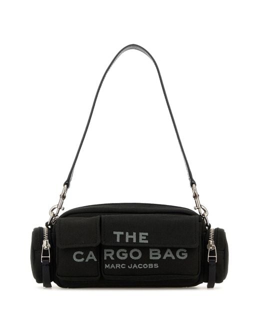 Marc Jacobs Black Canvas Shoulder Bag