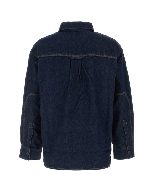 Agolde Blue Denim Corwin Shirt for men