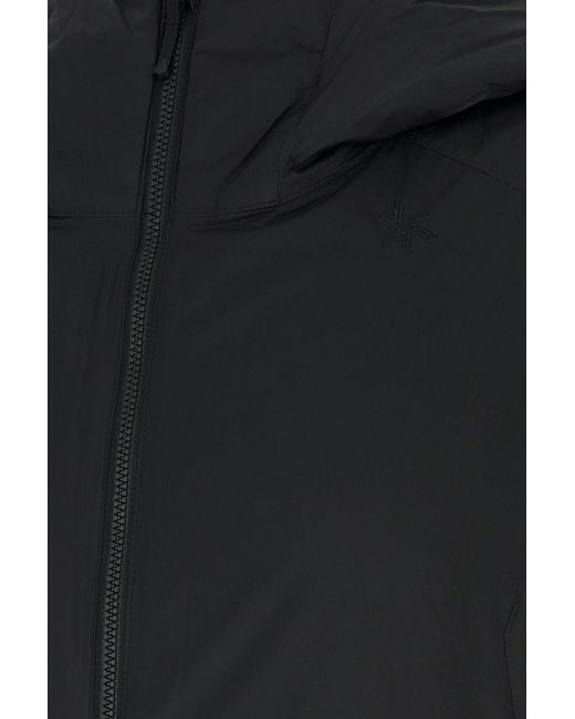 Goldwin Black Nylon Pertex Padded Jacket for men
