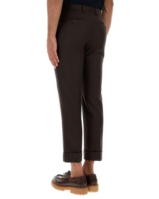 Burberry Black Wool Trouser for men