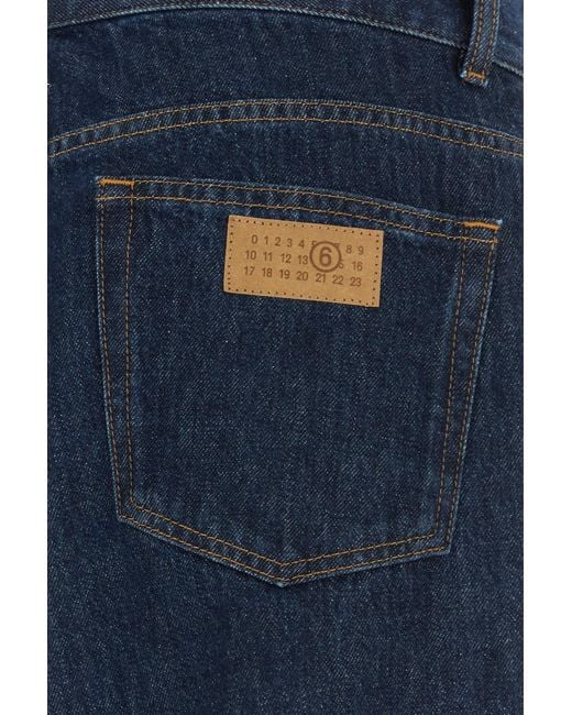 MM6 by Maison Margiela Blue Denim Jeans for men