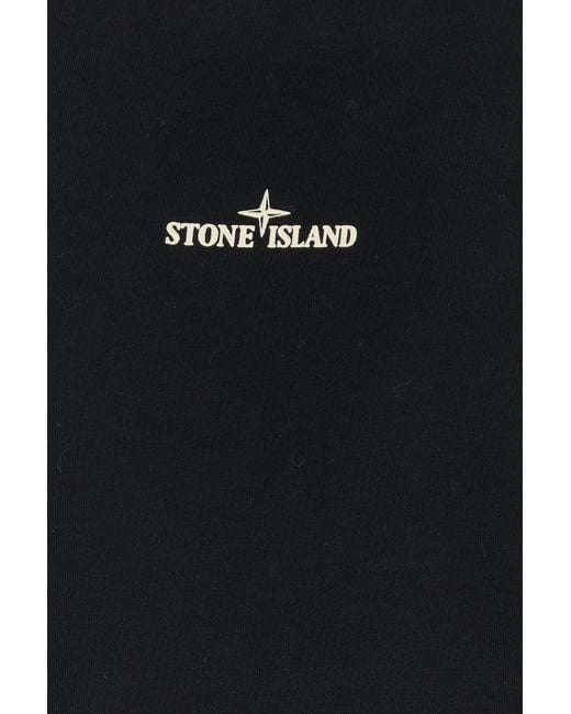 Stone Island Black Cotton Sweatshirt for men