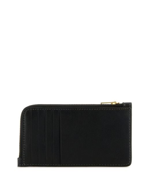 Portacarte in pelle nera di COACH in Black