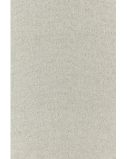 Isabel Marant White Light Alpaca Blend Firny Scarf