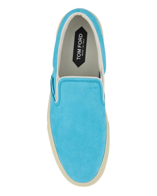 Tom Ford Blue Sneakers for men