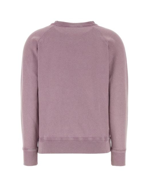 Isabel Marant Purple Lilac Cotton Blend Millyny Sweatshirt