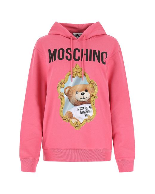 Felpa di Moschino in Rosa | Lyst