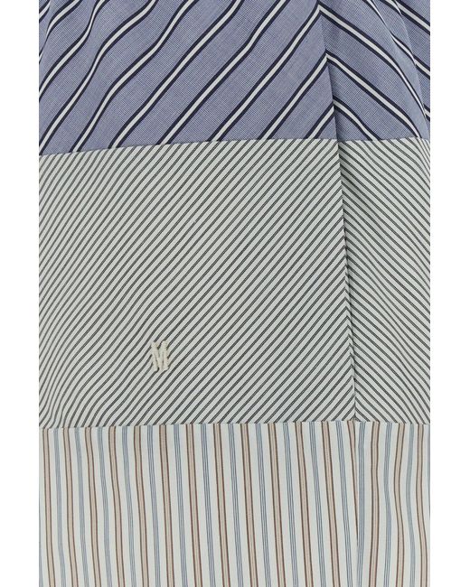 Moschino Blue Stripes Shorts