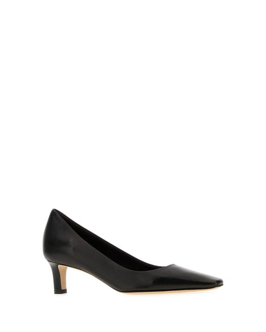 Scarpe con tacco Carla 45 in pelle nera di The Row in Black