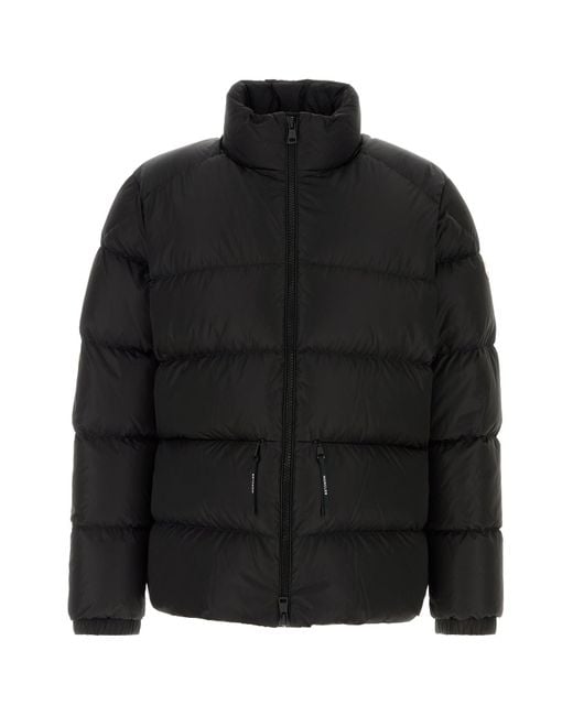 Moncler Black Nylon Down Jacket for men