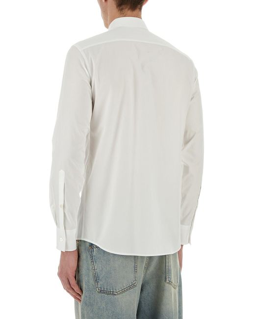 Valentino Garavani White Popeline Shirt for men