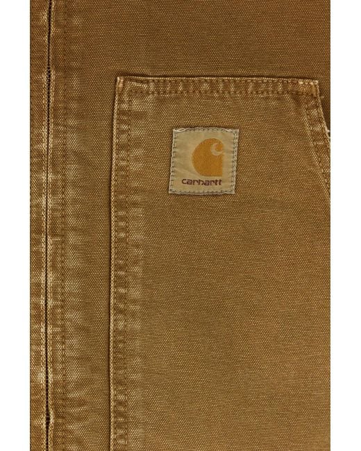 Carhartt Brown Camel Denim Og Arcan Jacket for men