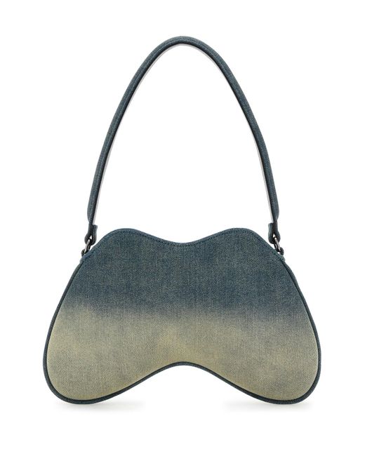 Borsa a spalla Double-D in denim di DIESEL in Blue