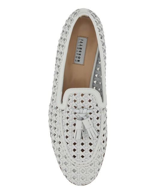 Fratelli Rossetti White Leather Loafers