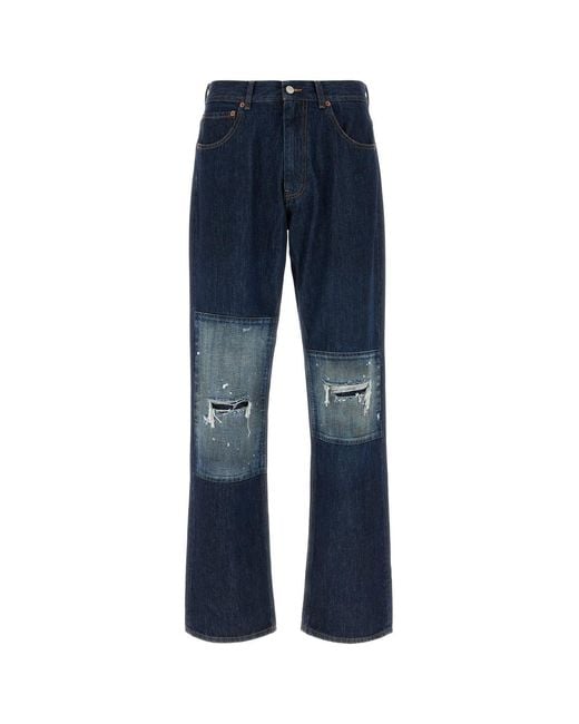 MM6 by Maison Margiela Blue Denim Jeans for men