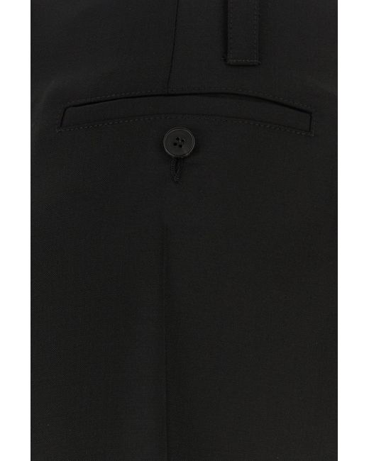 Givenchy Black Wool Blend Skirt