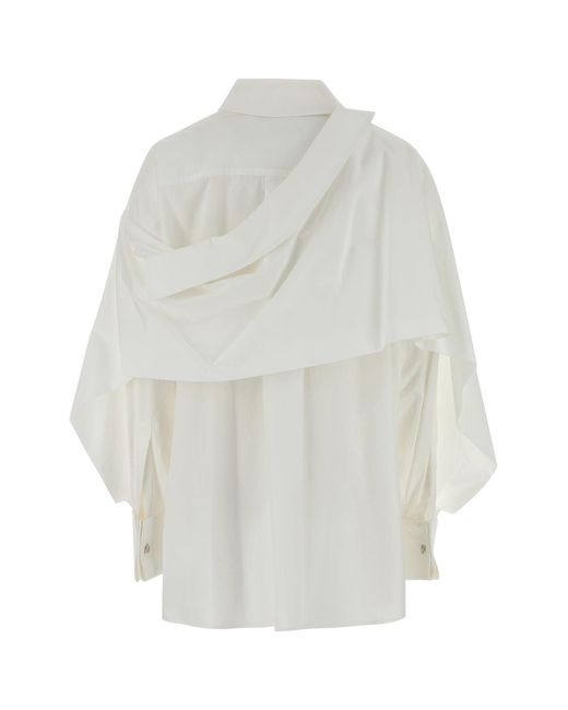 The Attico White Cotton Shirt