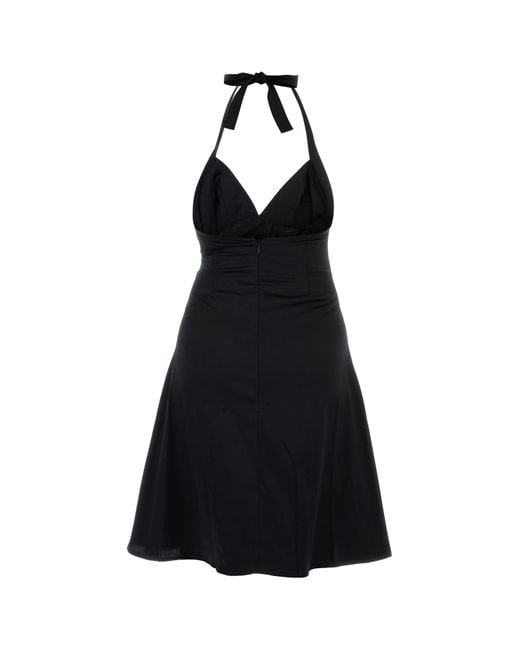 GIMAGUAS Black Poplin Jardin Mini Dress