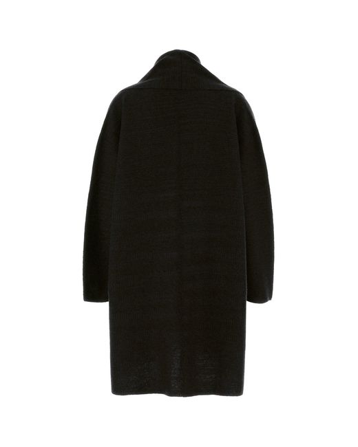 The Row Black Cashmere Blend Novaan Cardigan