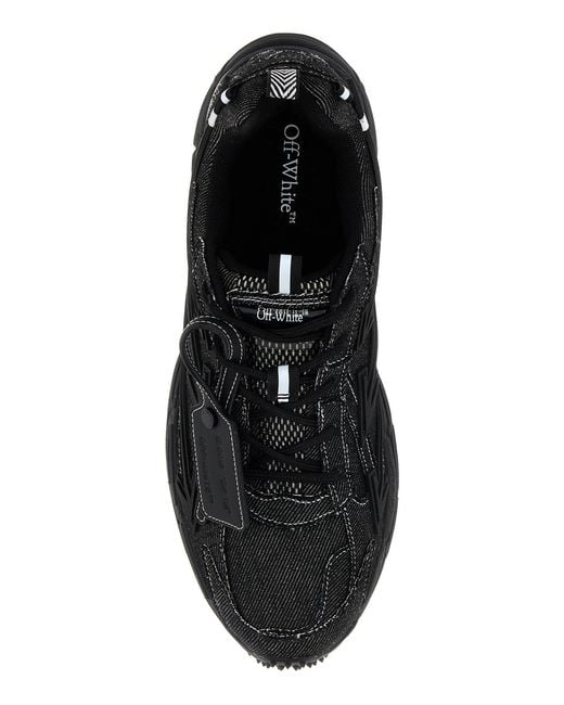 Off-White c/o Virgil Abloh Black Off Denim Sneakers for men