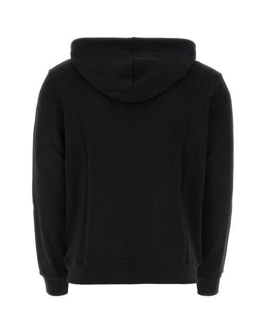 A.P.C. Black Cotton Sweatshirt for men