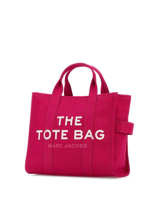 Marc Jacobs Pink Fuchsia Canvas Medium The Tote Bag Handbag