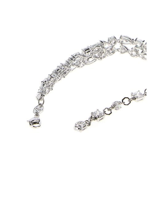 Swarovski Metallic Re Mesmera:Bracciale Db Cry/Rhs M