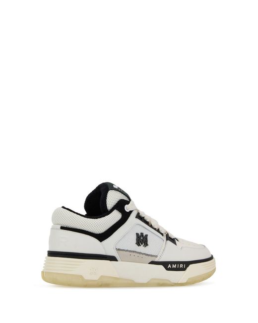 Amiri White Premium Leather Ma-1 Sneakers for men