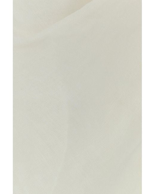 LeKasha White Linen Skirt