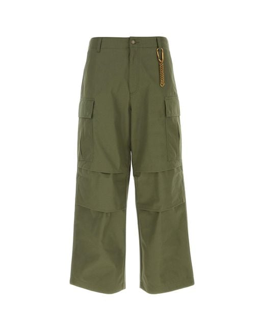 DARKPARK Army Green Cotton Vince Pant for men