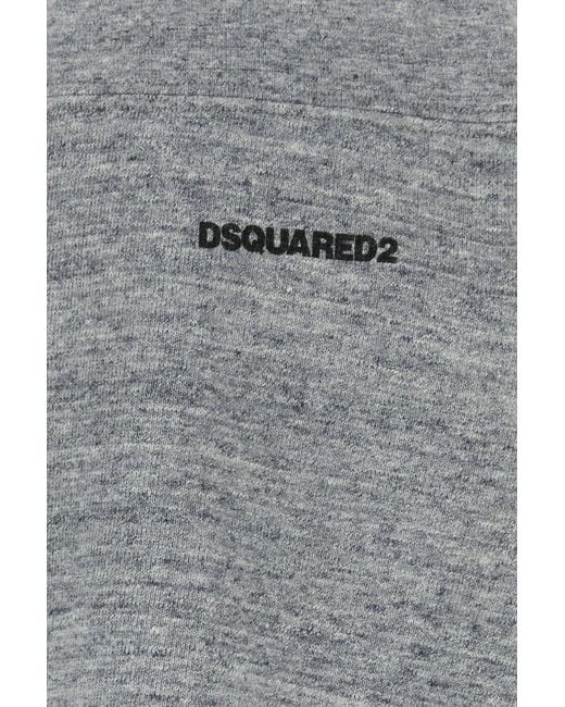 DSquared² Gray Solid Short for men