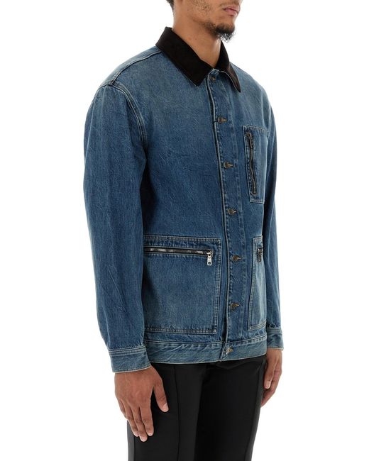 Dolce & Gabbana Blue Denim Jacket for men