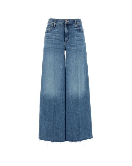 Jeans dalla gamba ampia The Swisher in denim stretch di Mother in Blue