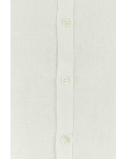 Canali White Camicia for men