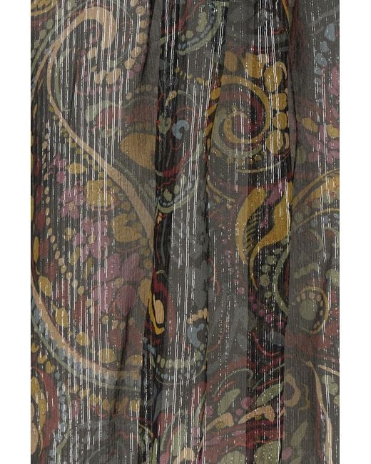 Etro Multicolor Printed Silk Blend Blouse