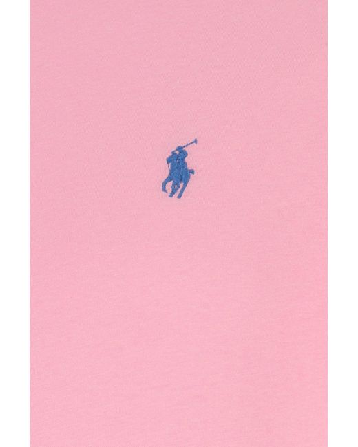 Polo Ralph Lauren Pink Cotton T-shirt for men